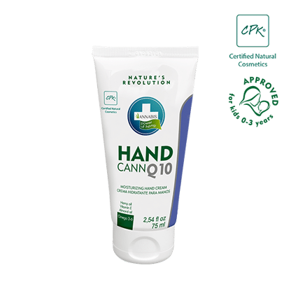 Pour une protection et une hydratation complète, Handcann Q10, la crème pour les mains par Annabis.